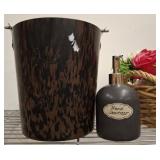 ICE BUCKET, SOAP, AND BASKET