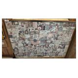 COLLAGE OF VINTAGE PICTURES, MISC