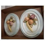 3D WALL DECOR FRUIT PLAQUES