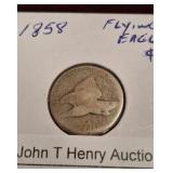 1858 FLYING EAGLE CENT