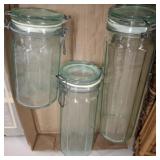 GLASS CANISTER SET