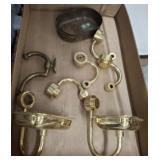 BRASS SCONCES AND DECOR