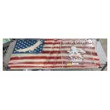 40X20 EPOXY FLAG WALL DECOR
