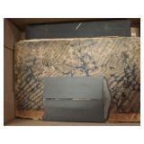 ETCHINGS, PAINTINGS, ANTIQUE TRAY LOT
