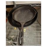 CAST IRON FRYING PANS