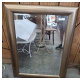 FRAMED BEVELED MIRROR