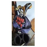 US COAST GUARD GOLF BAG, DUNLOP CLUBS, WALTER HAGE
