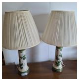 PR IVY THEMED TABLE LAMPS