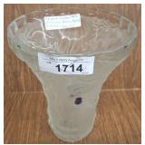 HAIAMA FROSTED VASE, SEALIFE 10.75ï¿½X7.5ï¿½
