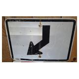 ARROW ROAD SIGN