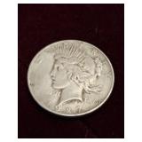 1927 D PEACE SILVER DOLLAR