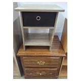 2 DRAWER NIGHT STAND, 1 DRAWER NIGHT STAND