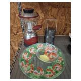 LANTERNS AND COCKTAIL SERVING PLATTER