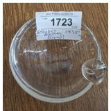 STEUBEN ASHTRAY, SIGNED 5.5ï¿½ X 2ï¿½