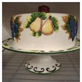 COVERED COLORED CAKE STAND