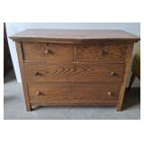 OAK 3 DRAWER CHEST