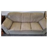 LEATHER TYPE 3 CUSHION SOFA