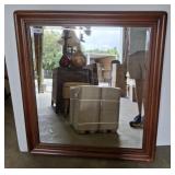 FRAMED BEVELED MIRROR