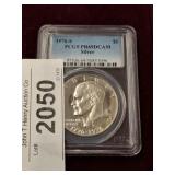 GRADED 1976-S SILVER IKE DOLLAR