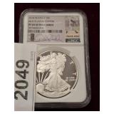 GRADED MLB 2014 AMERICAN SILVER EAGLE
