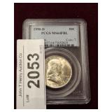 GRADED 1950-D FRANKLIN HALF DOLLAR