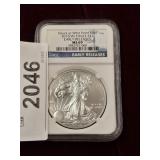 GRADED 2015W AMERICAN SILVER EAGLE