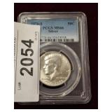 GRADED 1976-S SILVER KENNEDY HALF
