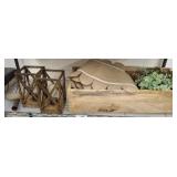 LAMP LANTERNS, WALL DECOR, PLANTERS, WOODEN TRAY