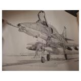 F 4 PHANTOM PRINT UNFRAMED