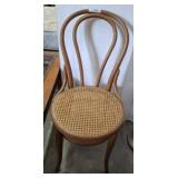 BENT WOOD CANE BOTTOM CHAIR