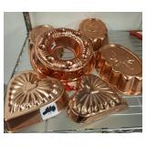 COPPER STYLE JELLO MOLDS
