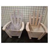 ADIRONDACK MINIATURE PLANTERS