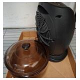 Hunter HFU15-E Heater and Glass Cookware Lid