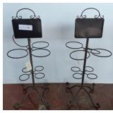 Lulu & Co. Metal Bottle Holders 22in