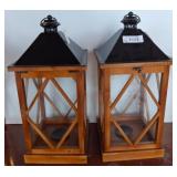Wooden Lanterns by LuLu & Co.