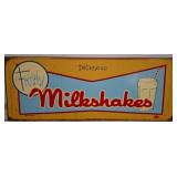 Frosty Milkshakes Metal Advertising Sign