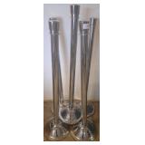 5 Metal Crowd Control Stanchions