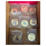 Pokï¿½mon Collectible Coins in Cases