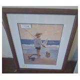 Framed Artwork by C. Kieffer, 19x23