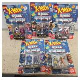 5 X-Men Steel Mutants Figures