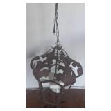 Wrought Iron Hanging Lantern Fixture