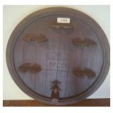 Wooden Wine Rack With 