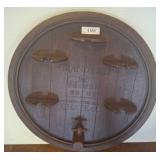 Wooden Wine Rack With 