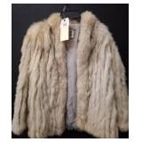 Natural Fur Coat by Nina Fox, Size 42