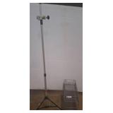 Telescoping Tripod Stand and Wire Basket