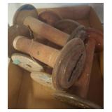 Vintage Wooden Thread Spools