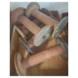 Wooden Industrial Bobbins or Spools