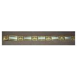 Gold-Tone Bracelet With Chanel Logo Panels