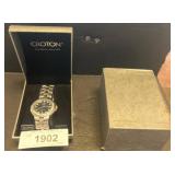 Croton Stainless Steel Quartz Watch with Box sc3