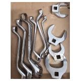 Snap-On Industrial Wrenches and Crowfoot Set